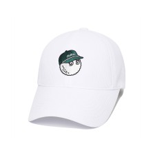 버킷 포인트 메쉬 볼캡 WHITE